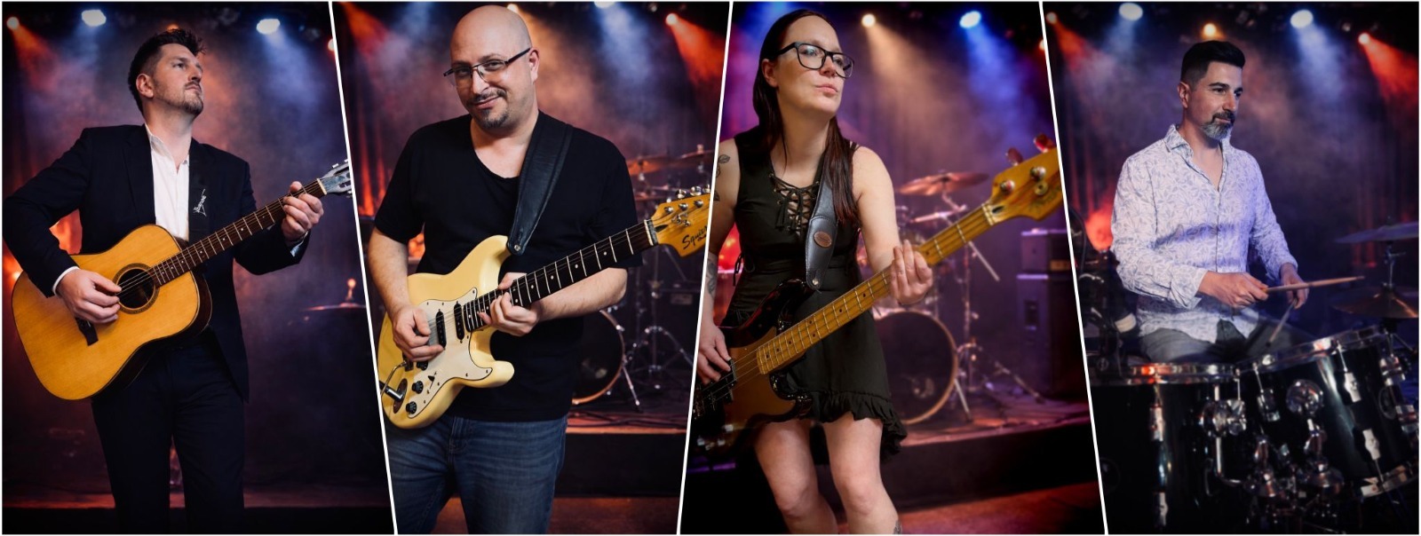 Deppat und Goschat als Band in einer Reihe