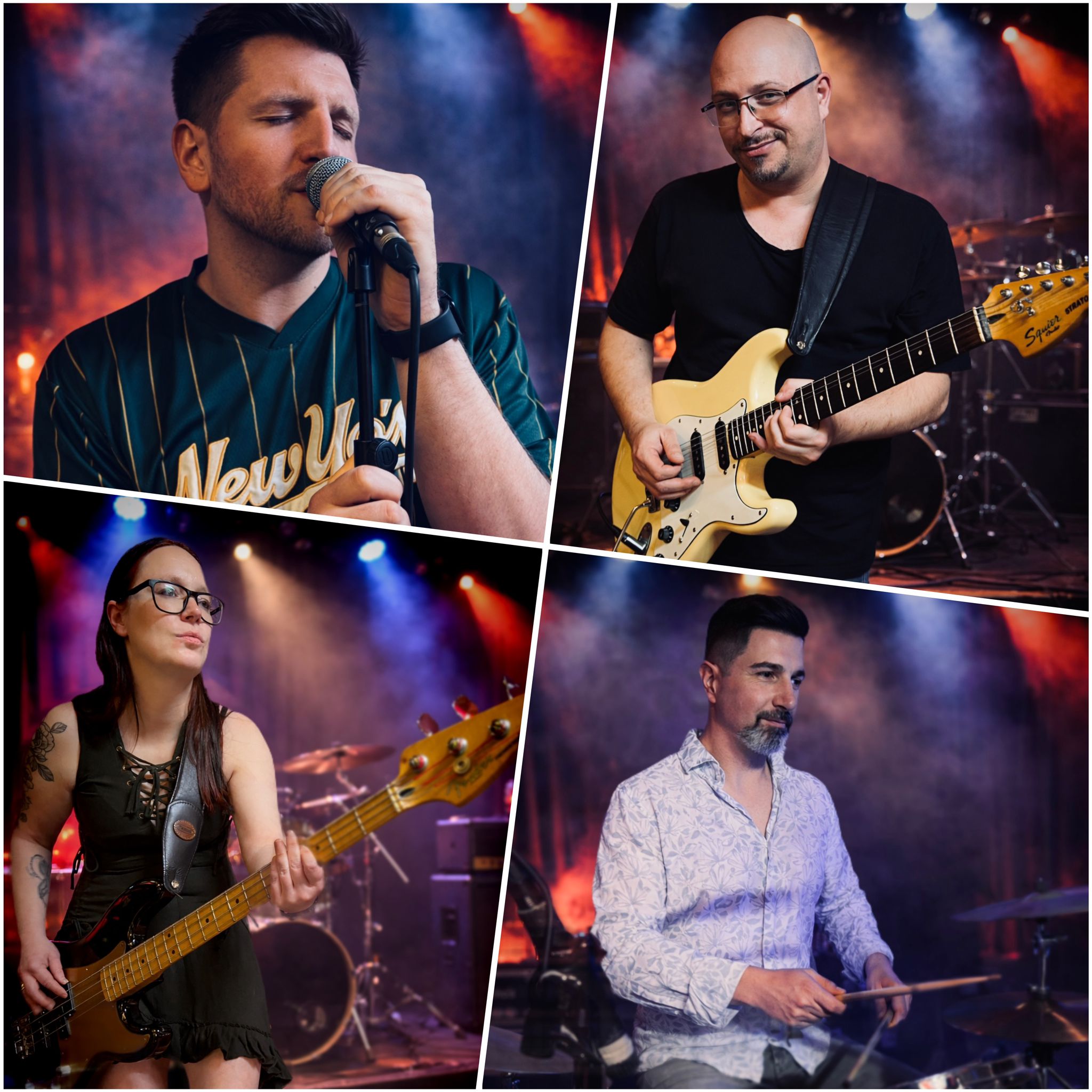 Dynamisches Bandfoto für Firmen- und Vereinsformat