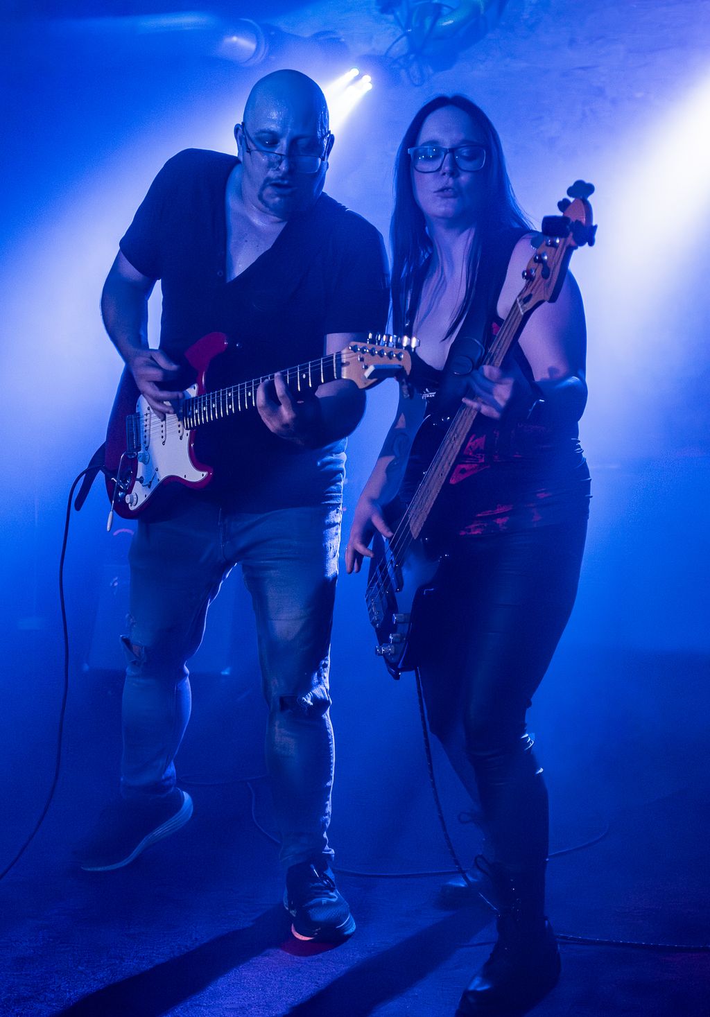 Daniel Retzl und Claudia Viktorin-Pomper beim Studio-Geheimkonzert
